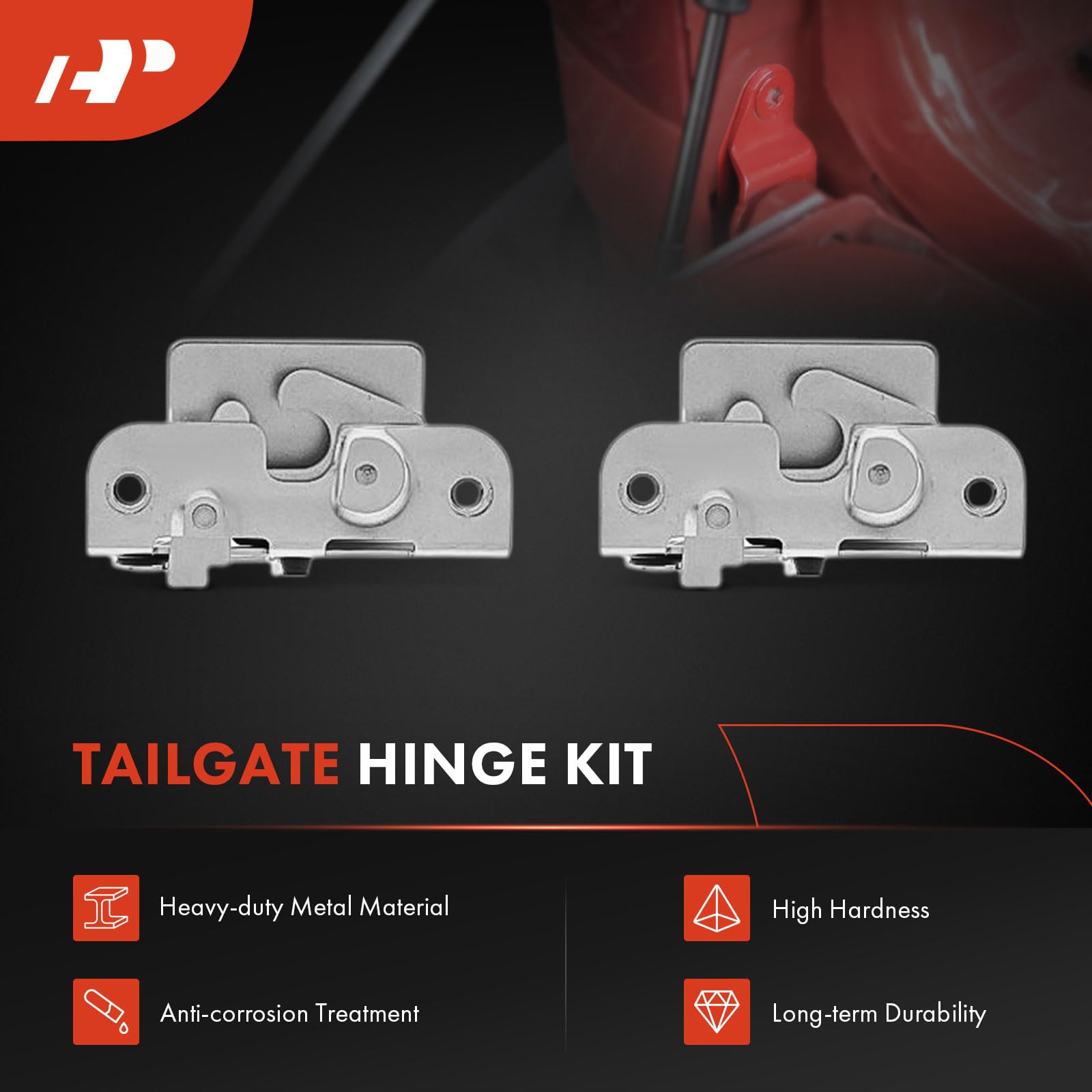 A-Premium 32-Pack Tailgate Handle Latch Rebuild Kit | for Ford F-150 1997-2003 F-250 Super duty F-350 Super duty 1999-2007 Rear Tailgate Parts Metal Handle Bezel Cable Hinge product thumbnail 8