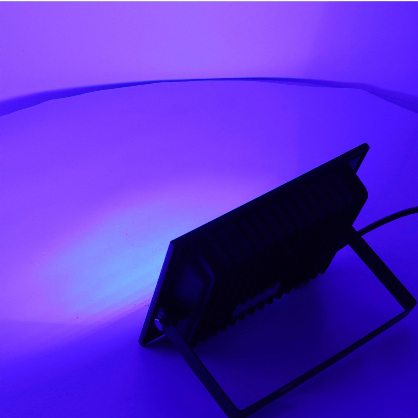Faretto LED, Impermeabile IP66, 50W RGB | Temporizzazione ad alta efficienza energetica, controllo BT APP integrato, involucro in alluminio, paralume in vetro