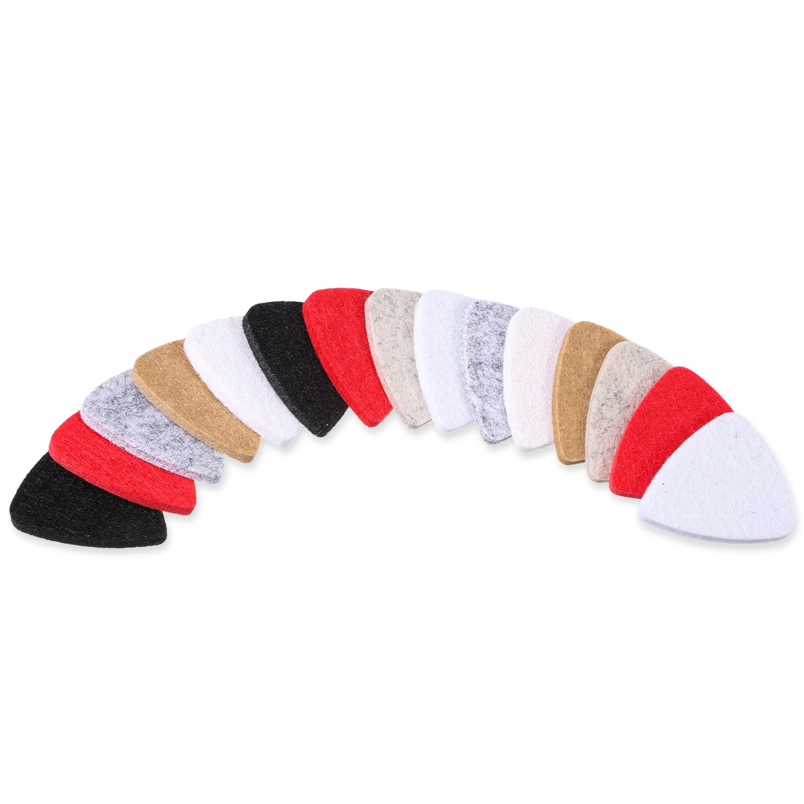 Photo 1 of 12 PCS Felt Picks for Guitar, 3mm Multi-Color Picks Plectrums for Ukulele Bass Acoustic & Electric Guitars