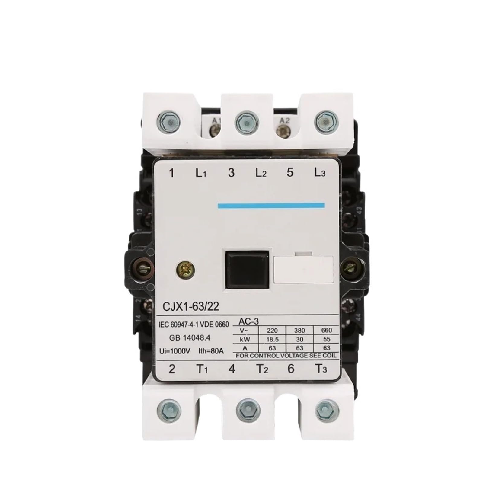 Contactor CJX1-63/22 24V/36V/110V/220V/380V Contactor trifásico(24V)