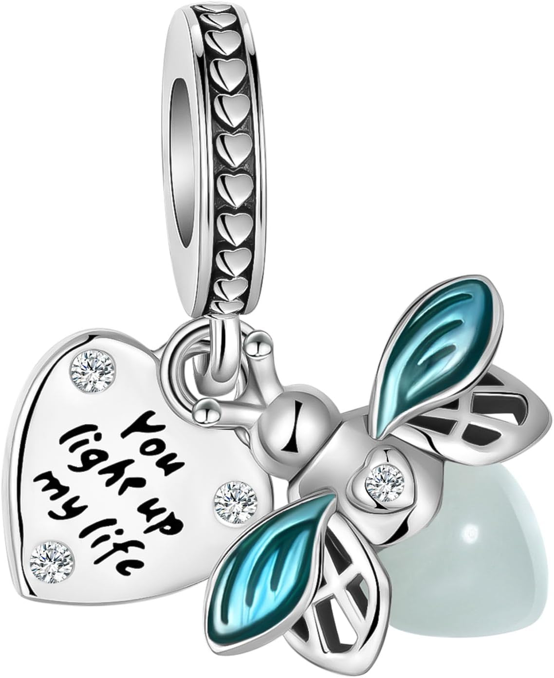 Dangle Charm 925 Sterling Silver Charms fits Bracelets and Necklace Pendant Bead Charms Jewelry Present for Women