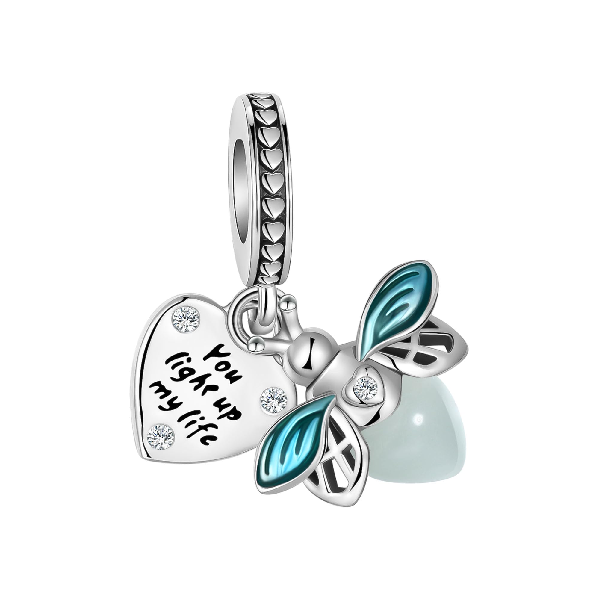 Dangle Charm 925 Sterling Silver Charms fits Bracelets and Necklace Pendant Bead Charms Jewelry Present for Women