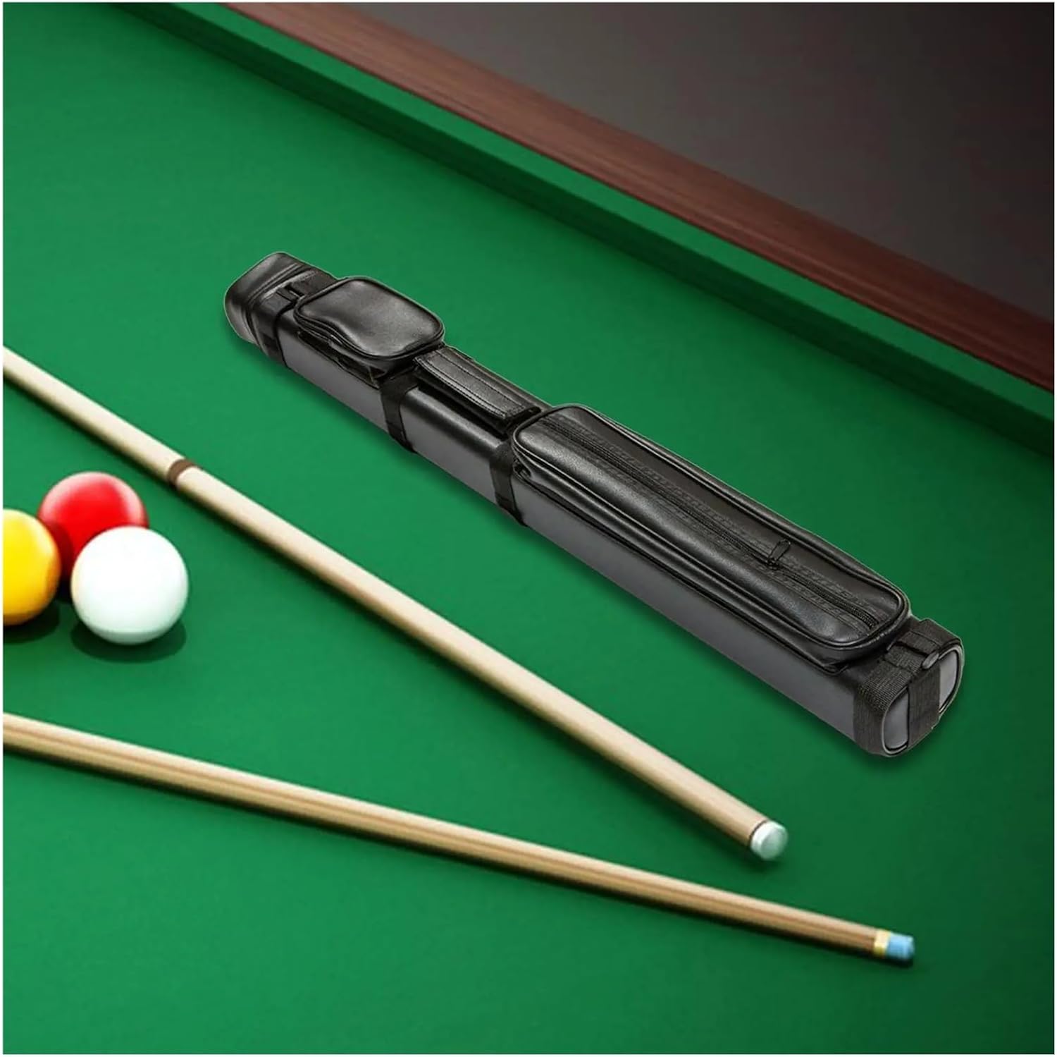 Pool Cues Case 5 Holes Supplies Professional Organizing Pouch Billiard Pole Rod Box Storage Cue Carrying Bag