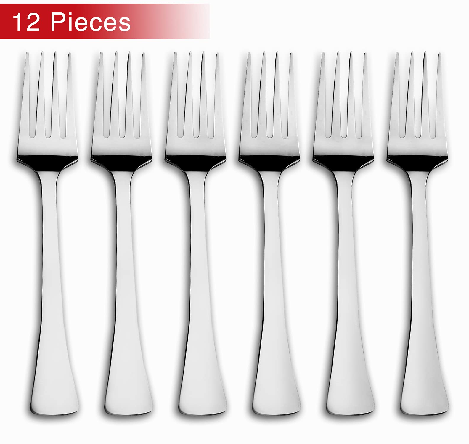 Steren Impex | Stainless Steel Dinner Fork - Arcade, 12 Pieces 1