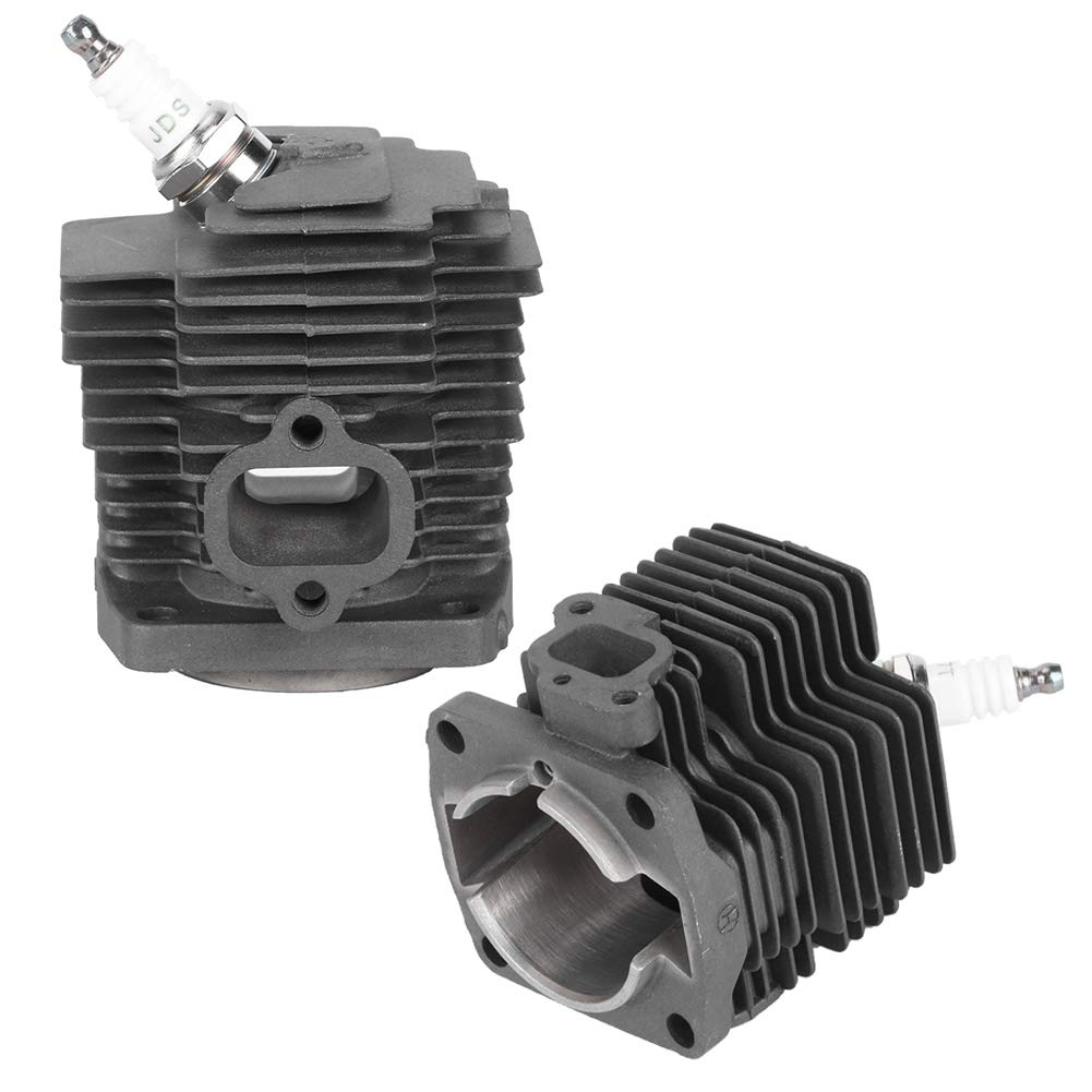 Atyhao Kit Assemblaggio Pistone Cilindro, Lega di Zinco Parti di Tagliaerba Adatto per Th48 Kbh48A Ha048J, da Taglio da 44 Mm per Il Taglio del Cemento