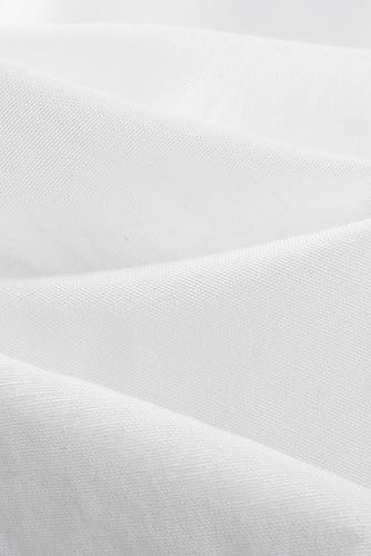 Miniatura 253 de JMIERR Camisas de vestir a rayas con botones y manga corta para hombre