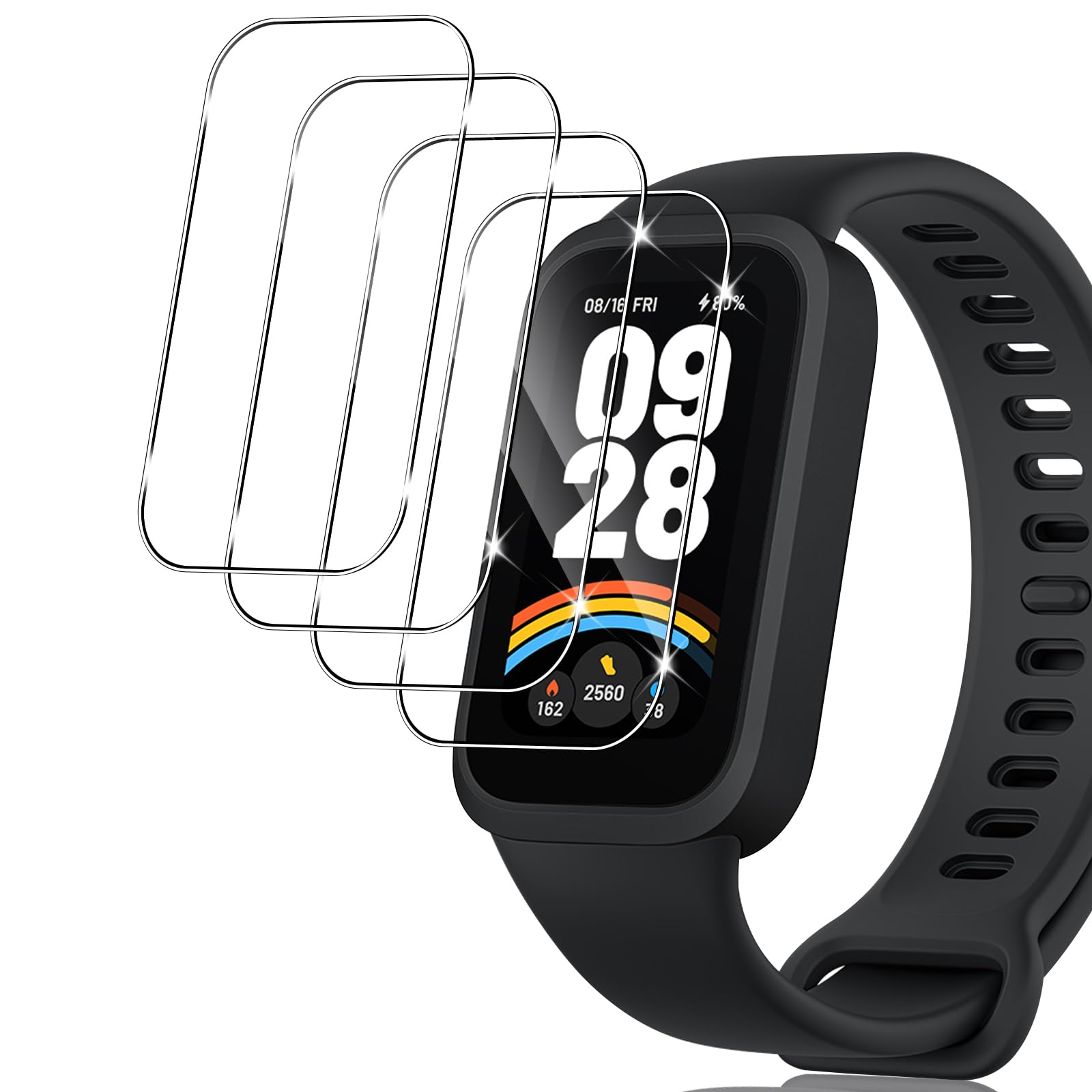 Bruni 2x Proteggi Schermo per Xiaomi Smart Band 9 Active
