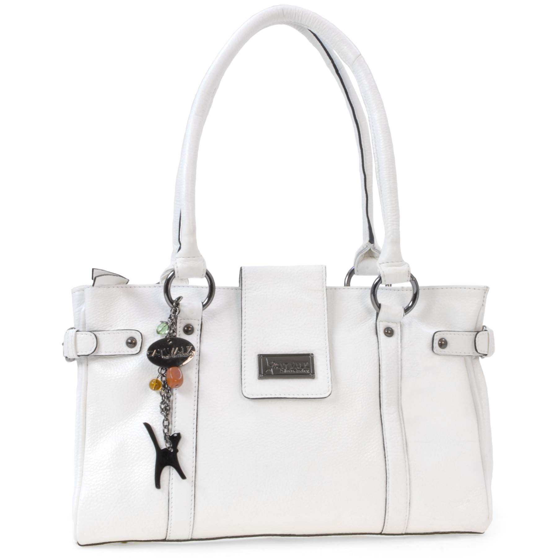 Catwalk Collection Handbags - Bolso de cuero para mujer