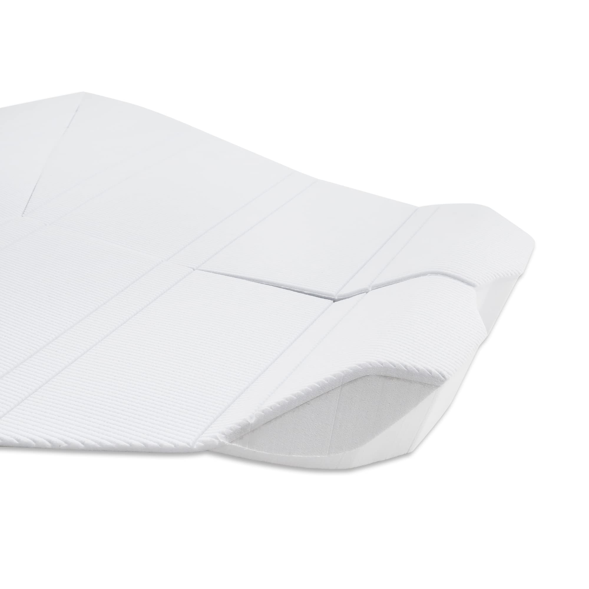 AQUBONA 11 piezas Surf Pequeño Deck Traction Pad Premium EVA Grip Foam con adhesivo 3 para Longboard Paddleboard Surfboard, Deck Pad/Traction Pad/Tail Pads Blanco, Negro (White)
