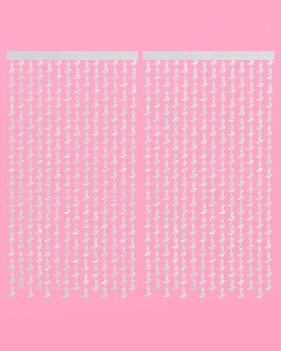 Miniatura 3 de xo, Fetti Juego de 2 cortinas de aluminio iridiscente para botas de vaquera, decoración de despedida de soltera, cabina de fotos de cumpleaños de