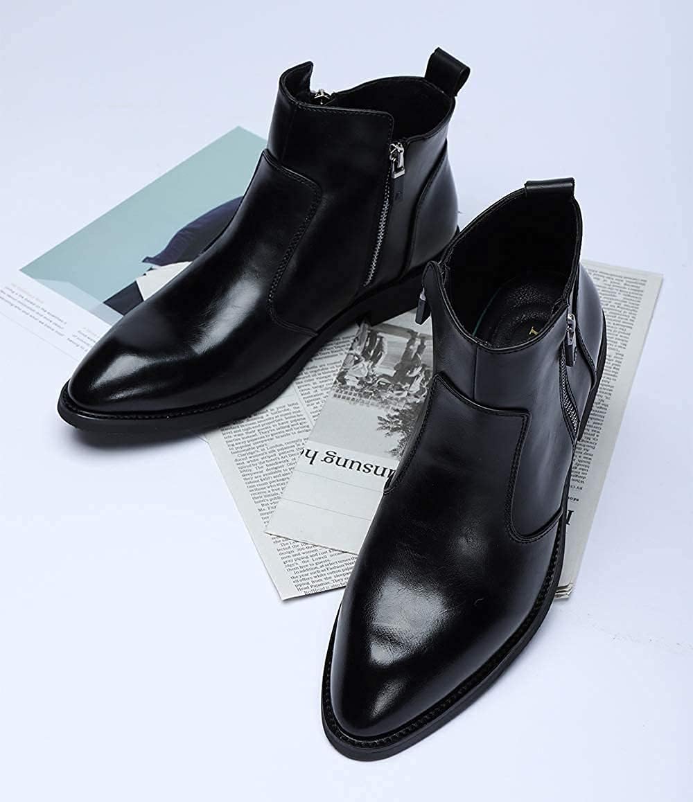 [Isome] レインブーツ ビジネスブーツ 防滑 完全防水 ハイカットレインシューズ 梅雨対応 男女兼用ブーツ シンプル カジュアルブーツ