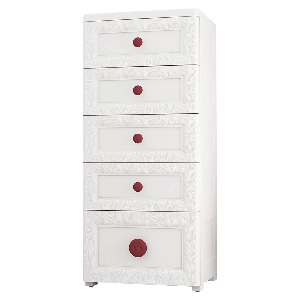 Buy Plastic 5 Storage Drawers,Rolling Storage,Plastic Storage