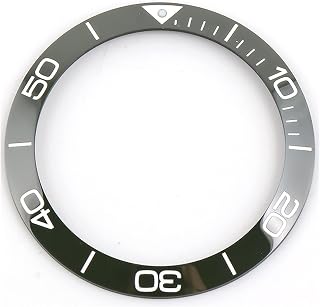 YANGQI yaoqijie Inserto de cerámica Azul cerámica Azul de 39 mm Compatible con longines HydroconQuest L3.781 L3.742/841 4 1 mm dial Hombre Reloj Cara reemplazar Accesorios Lasting (Color : Green 1)