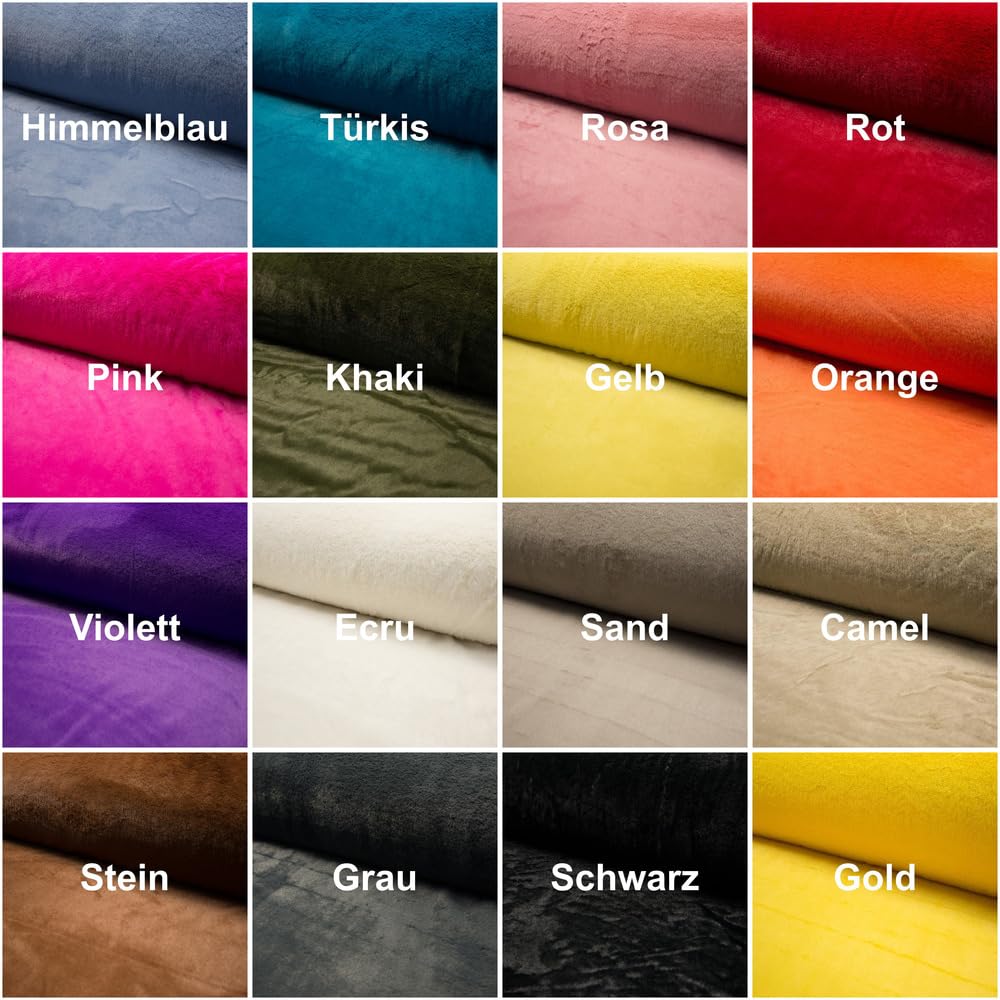 Fabrics-City or tissu fausse fourrure de lapin premium, peluche molle, imitation poils longs pour vêtements, accessoires, décoration, par mètre à partir 2m, 5190