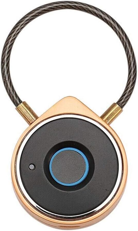 USB Ricaricabile Smart Fingerprint Lock Antifurto Serratura di Sicurezza Porta Bagagli lucchetto