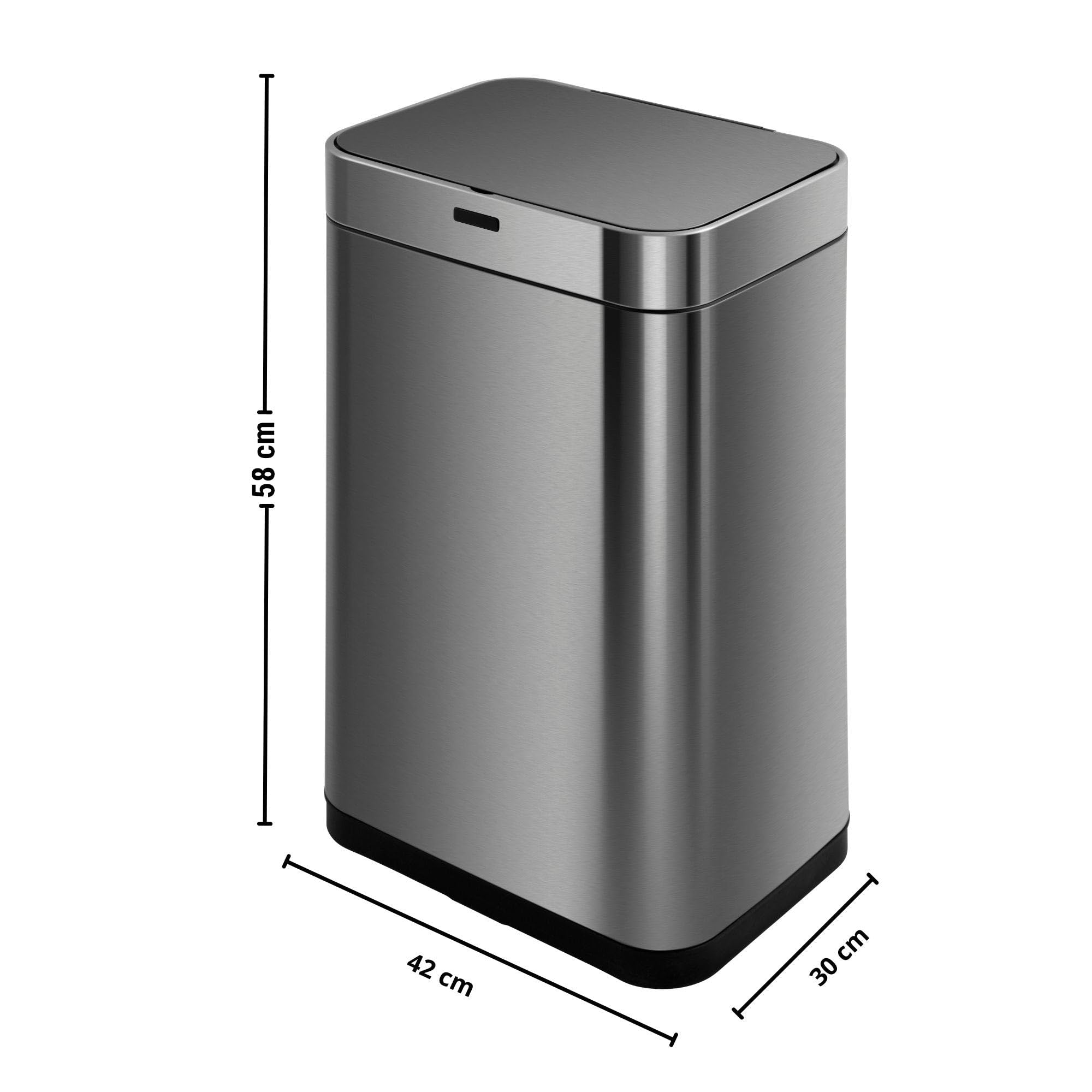Kitchen Move, Papelera de Cocina automática 60 L Upper Gris