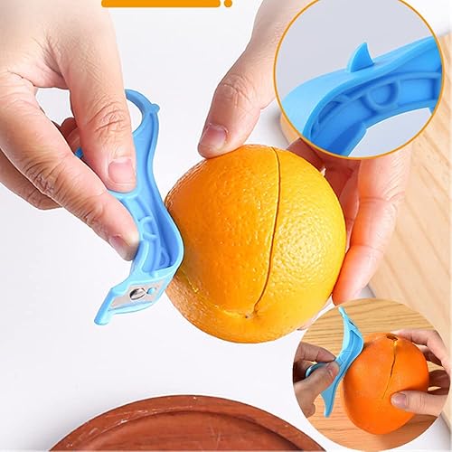 Miniatura 6 de YARZFERI 3 peladores de patatas de verduras, pelador de frutas, pelador de naranja, peladores de cuchillas de acero al carbono para cocina