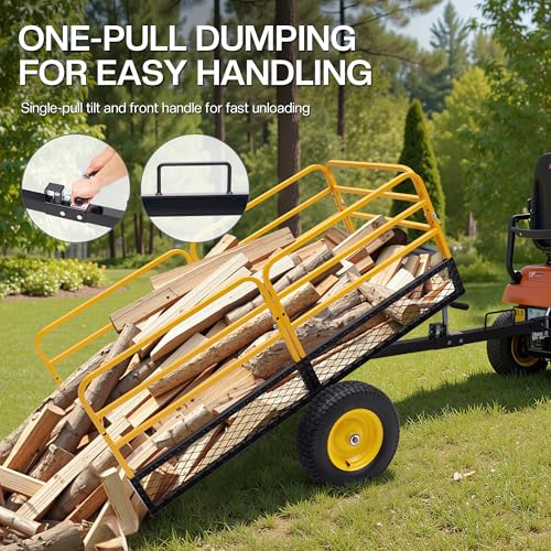 Jocisland 1500 LBS ATV UTV Dump Cart