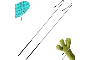 16 Inches Puppets Arm Control 2pcs, Metal Rod Puppet Accessrioes