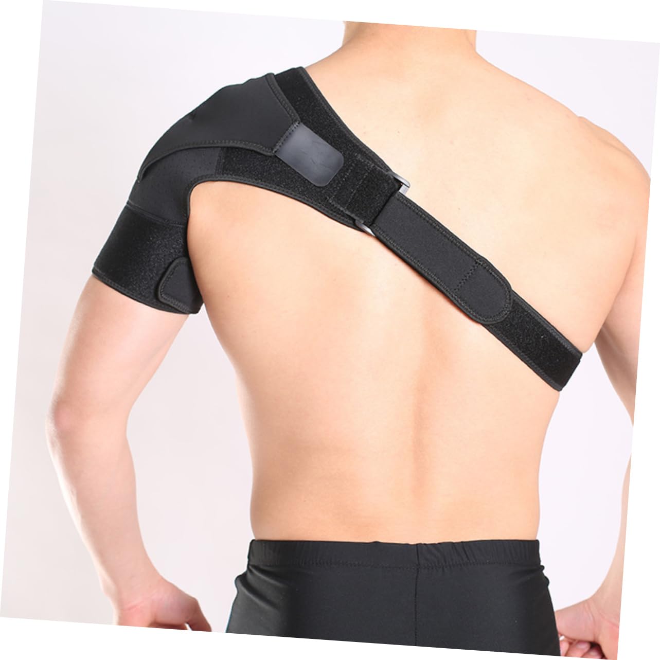 FOMIYES Shoulder for Dislocation Shoulder Support Pad Compression Breathable Black