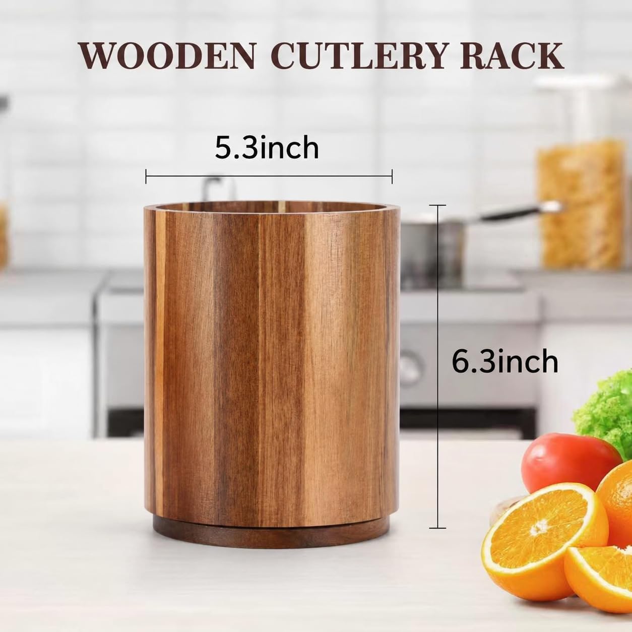 Utensil Holder 360° Rotating Kitchen Utensil Organizer
