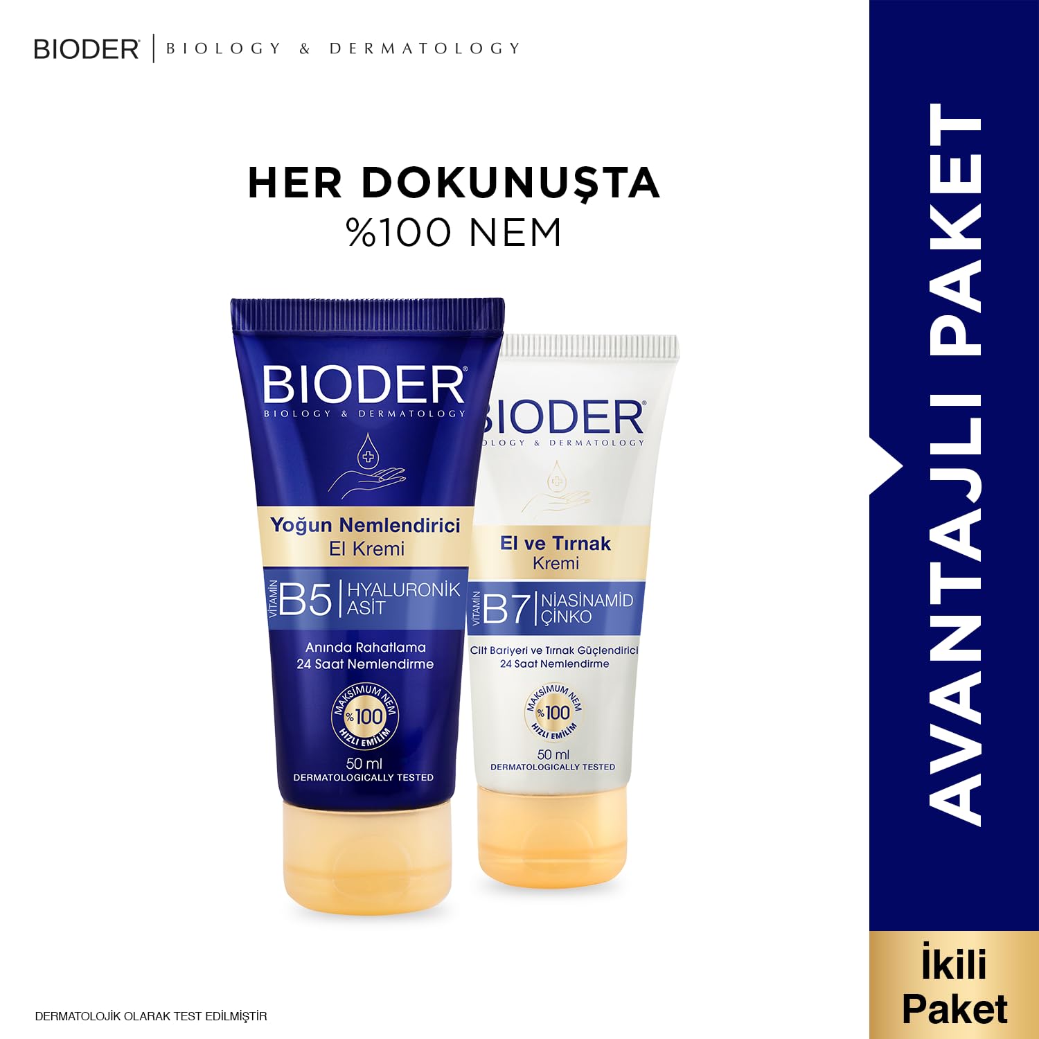 Bioder El Bakım Kremi Seti 2'li, 100 Ml, Set 2