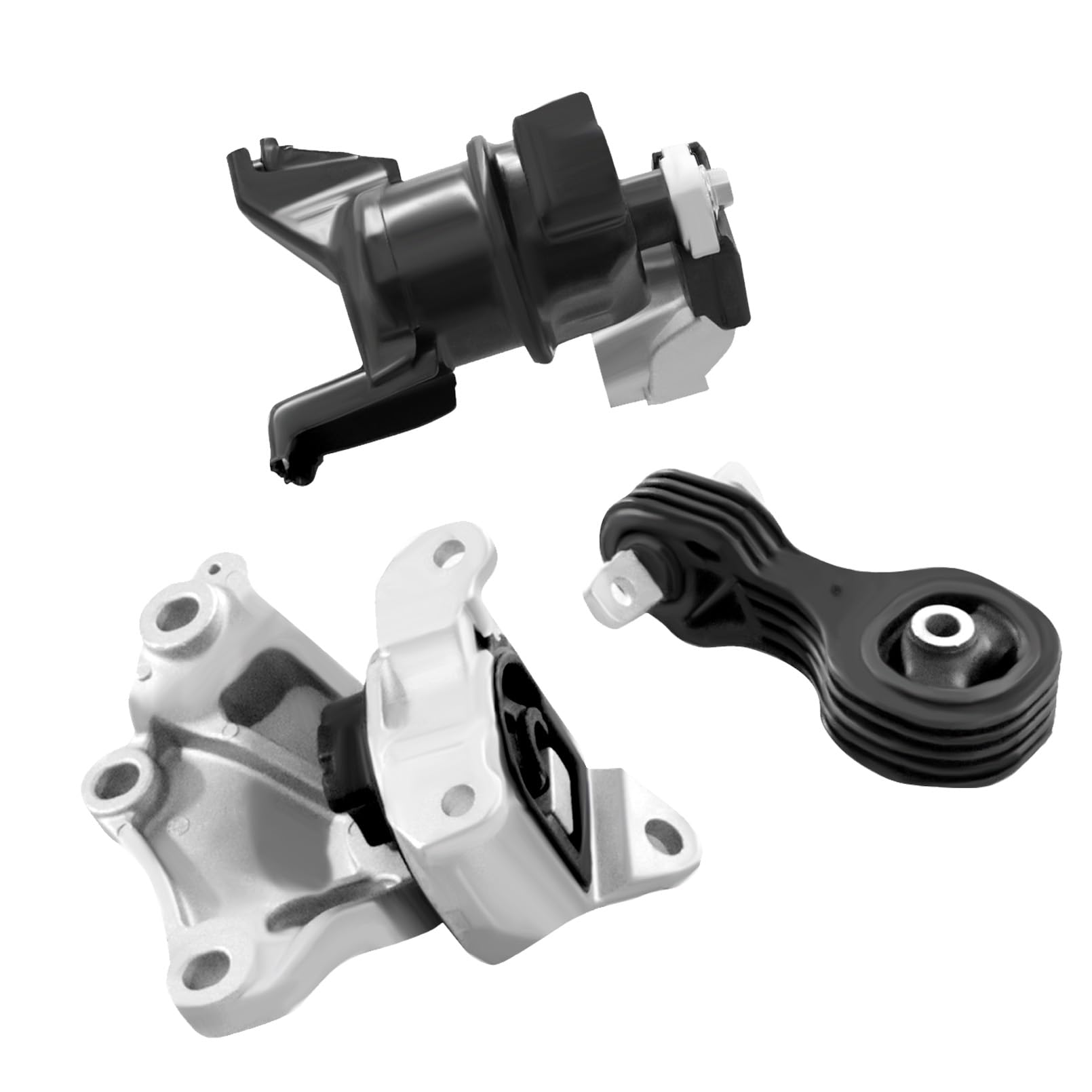 Assembroverse 3PCS Engine Motor and Transmission Mount Set Compatible with Civic 1.8L 2012 2013 A65048 A65087 A65021