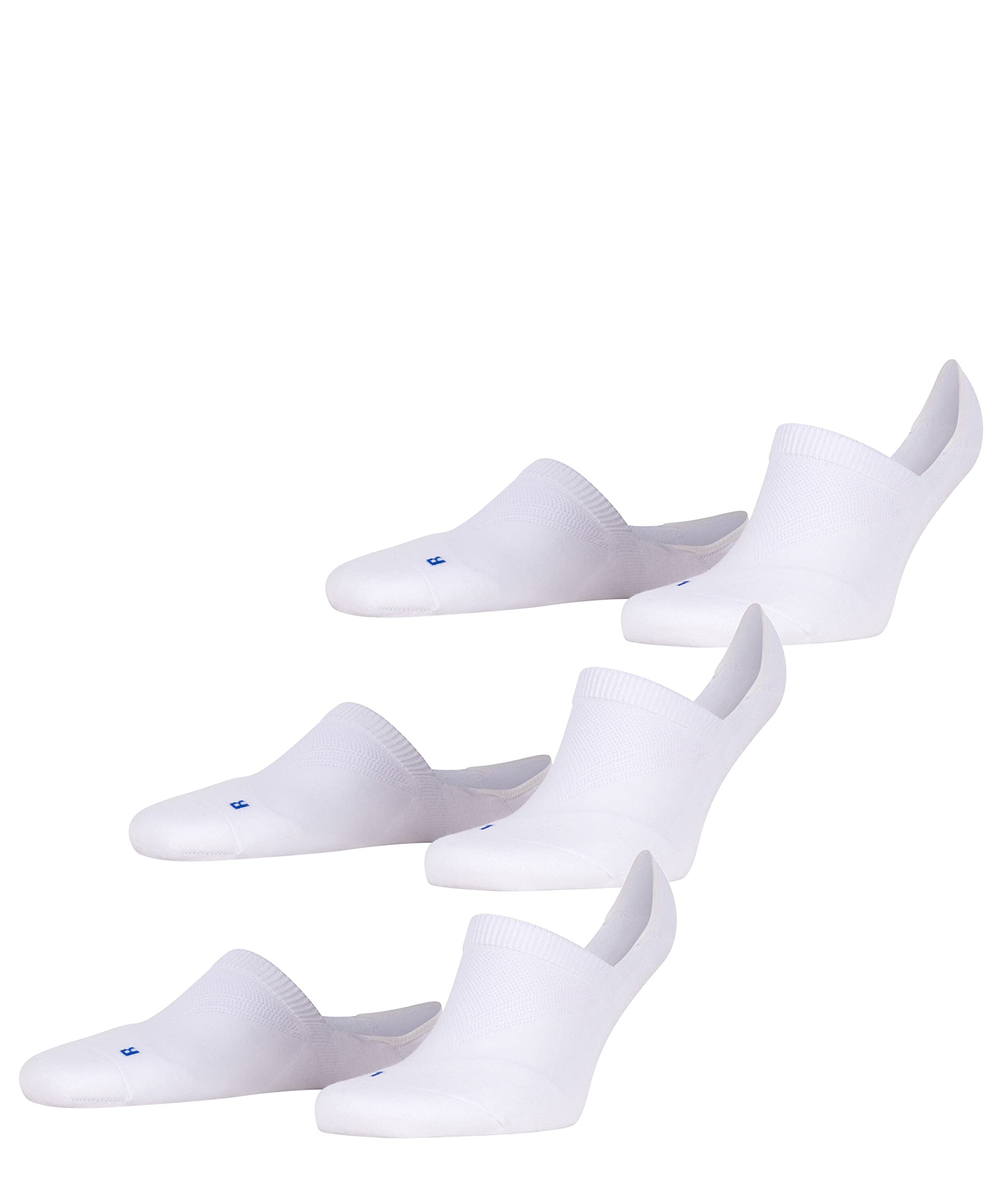 FALKE Cool Kick 3-Pack Unisex Pinkies antideslizante gracias a la silicona en el talón | con suela de felpa ultra ligera