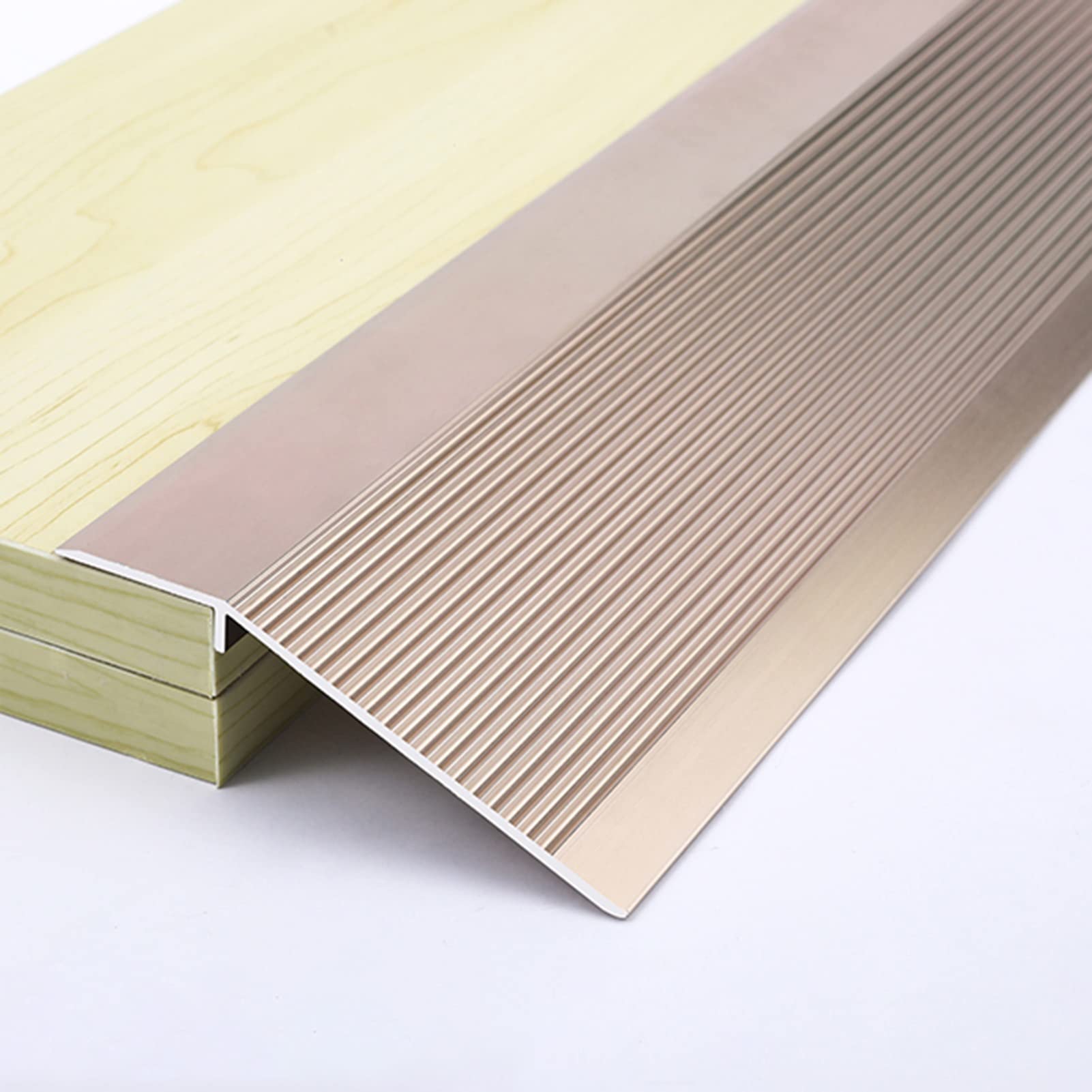 Barre de transition de sol en aluminium 10 cm pour jonction carrelage parquet
