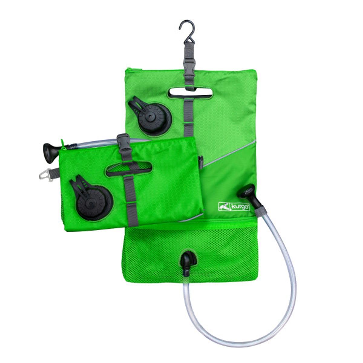 Kurgo Dog Go Shower, Camping Shower for Pets, Outdoor Dog Shower, Dog Shower Head, for Hiking, Camping, & Beach, Portable Water Shower, Dog Travel Accessories, Holds 6L of Water