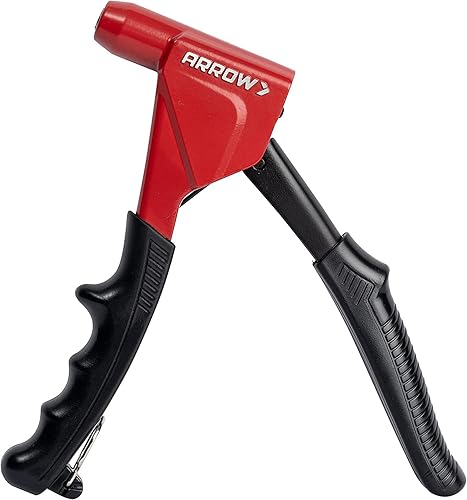 Miniatura 4 de Arrow RT200M Herramienta de remache manual sin cabeza con una sola mano, remachadora manual para metal, tela, cuero y reparación automática, utiliza
