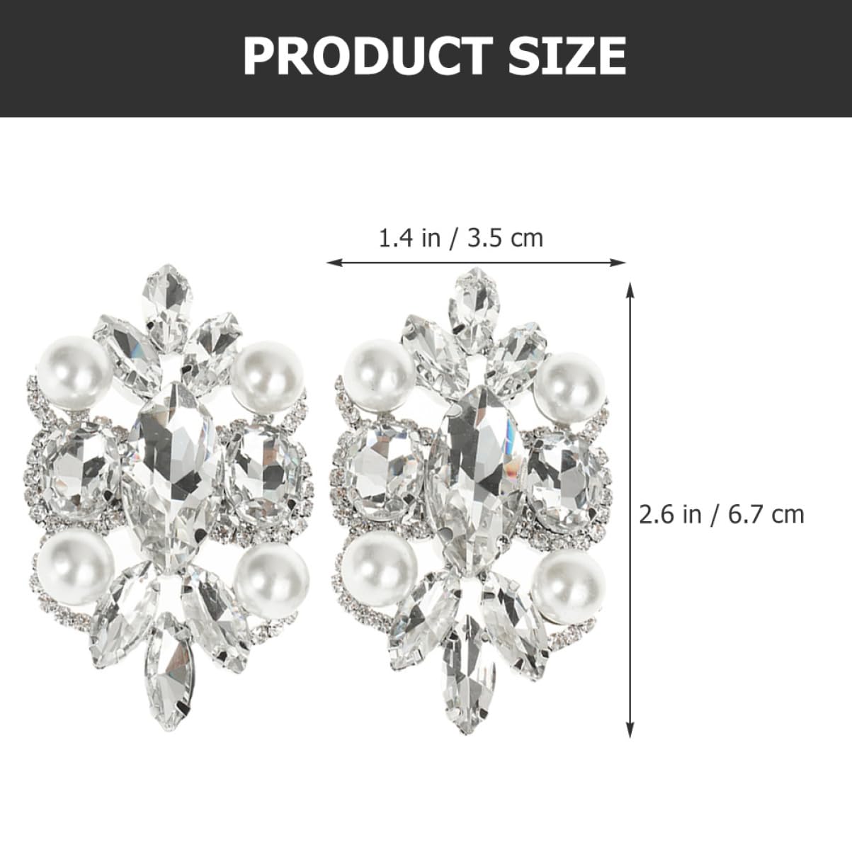 VALICLUD Fibbia Per Scarpe Da Sposa Scarpa Fibbie Per Scarpe Con Strass Fermagli Per Scarpe Da Donna Ciondoli Per Scarpe a Fiori Clip Per Scarpe Gioielli Per Scarpe Fai Da Te Abs