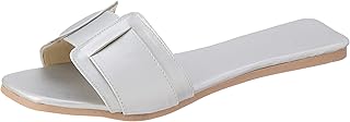 OX womens OX-W-Silver/Silver Slipper