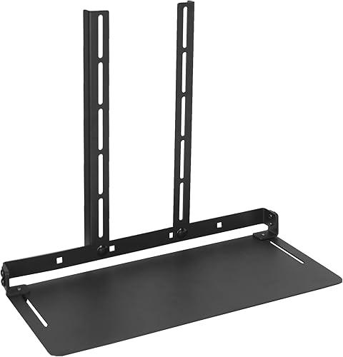 VIVO Soporte de estante para monitor VESA de 13 pulgadas, soporta dispositivos multimedia, altavoces, enrutadores y más, se adapta a VESA 2.953 in,
