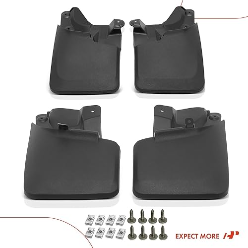 Miniatura 8 de A-Premium Guardabarros antisalpicaduras, guardabarros con accesorios de hardware compatibles con Toyota Tacoma 2023-2016, no es compatible con SR,