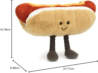 Jellycat Amuseable Hot Dog Collectable Plush Decoration