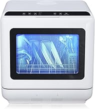 Countertop Dishwasher with Built-in Water Tank and Air-Drying