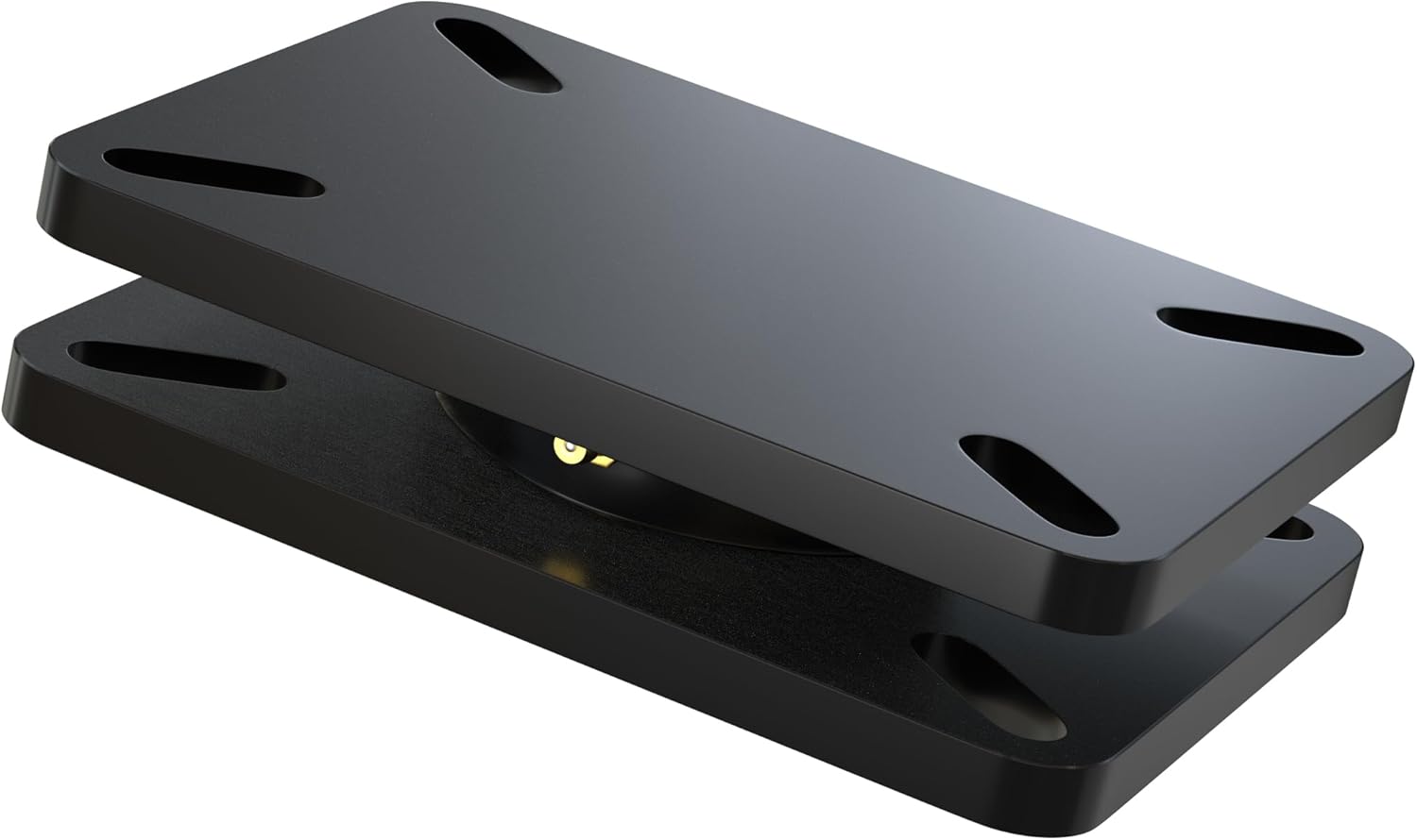 for Workstations and Displays - 5,000 Lb Rating Greaseable Black Heavy Duty Bearing Plate Turntable