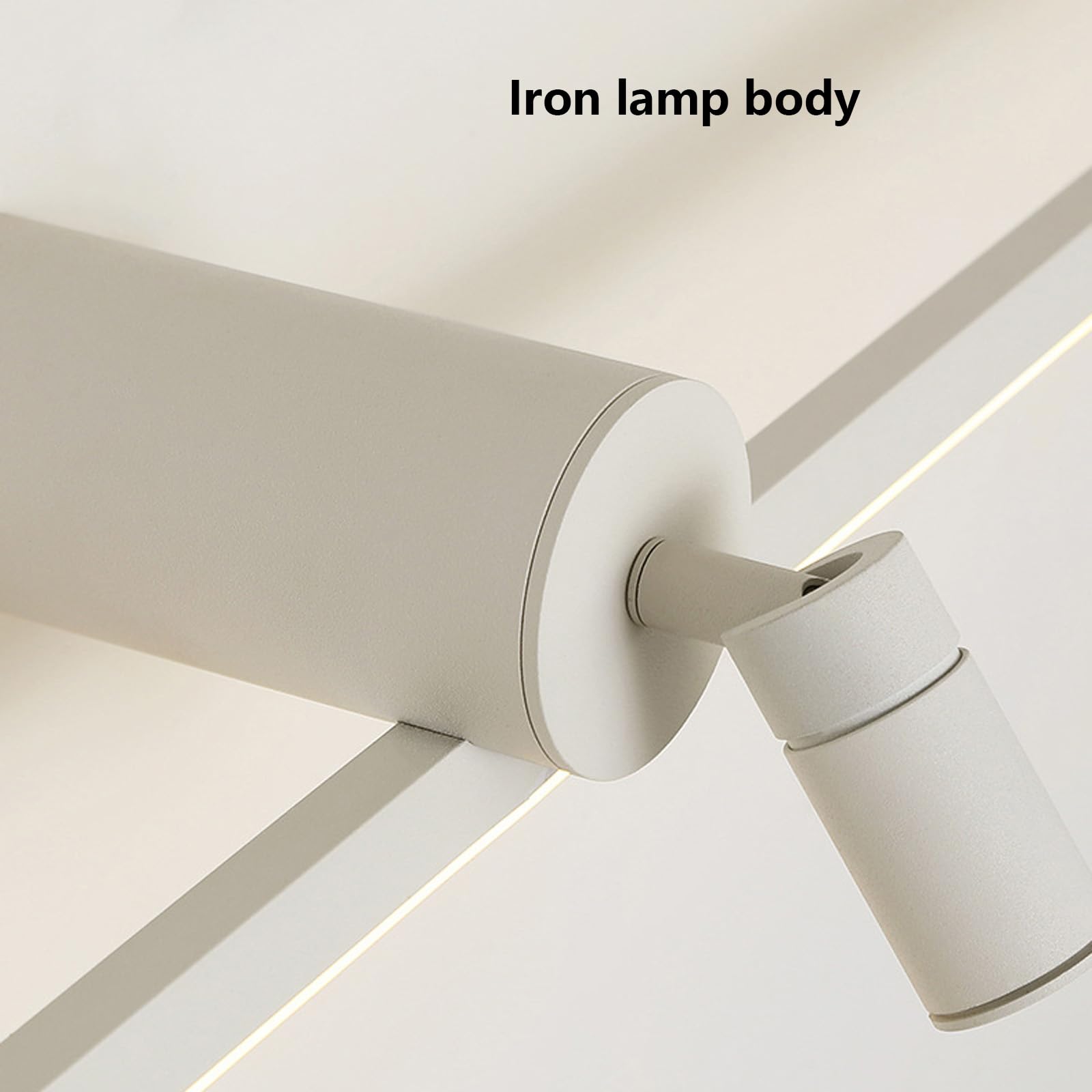 LED Specchio Applique da Parete Impermeabile Lampada da Parete Girevole Lampada a Muro con Testa Della Lampada Girevole per Camera da Letto Corridoio Bagno (Bianco-Luce Bianca,80cm)
