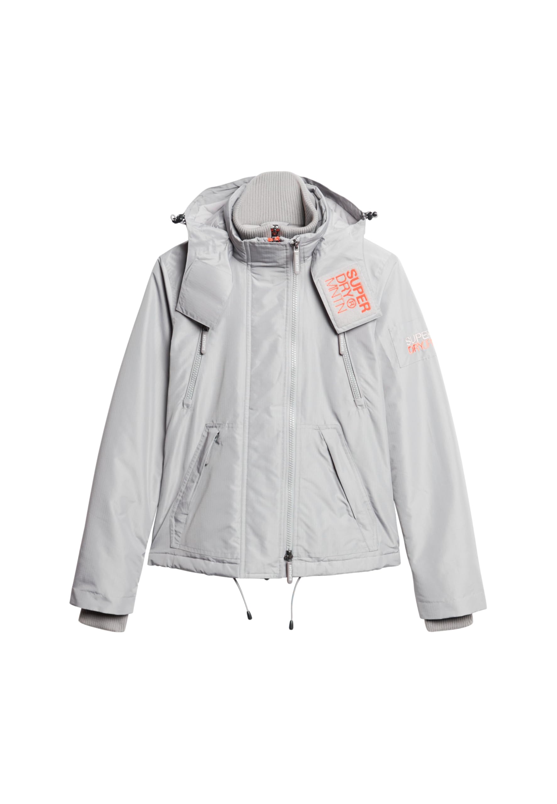 Superdry Women's Gris Waterproof Jacket Mountain Sd-Windcheater