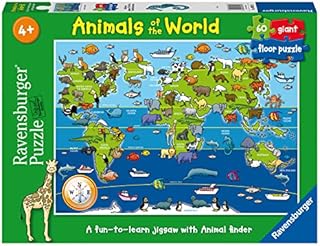 Ravensburger Animals of the World 60 piece Jigsaw Puzzle for Kids age 4 years and up