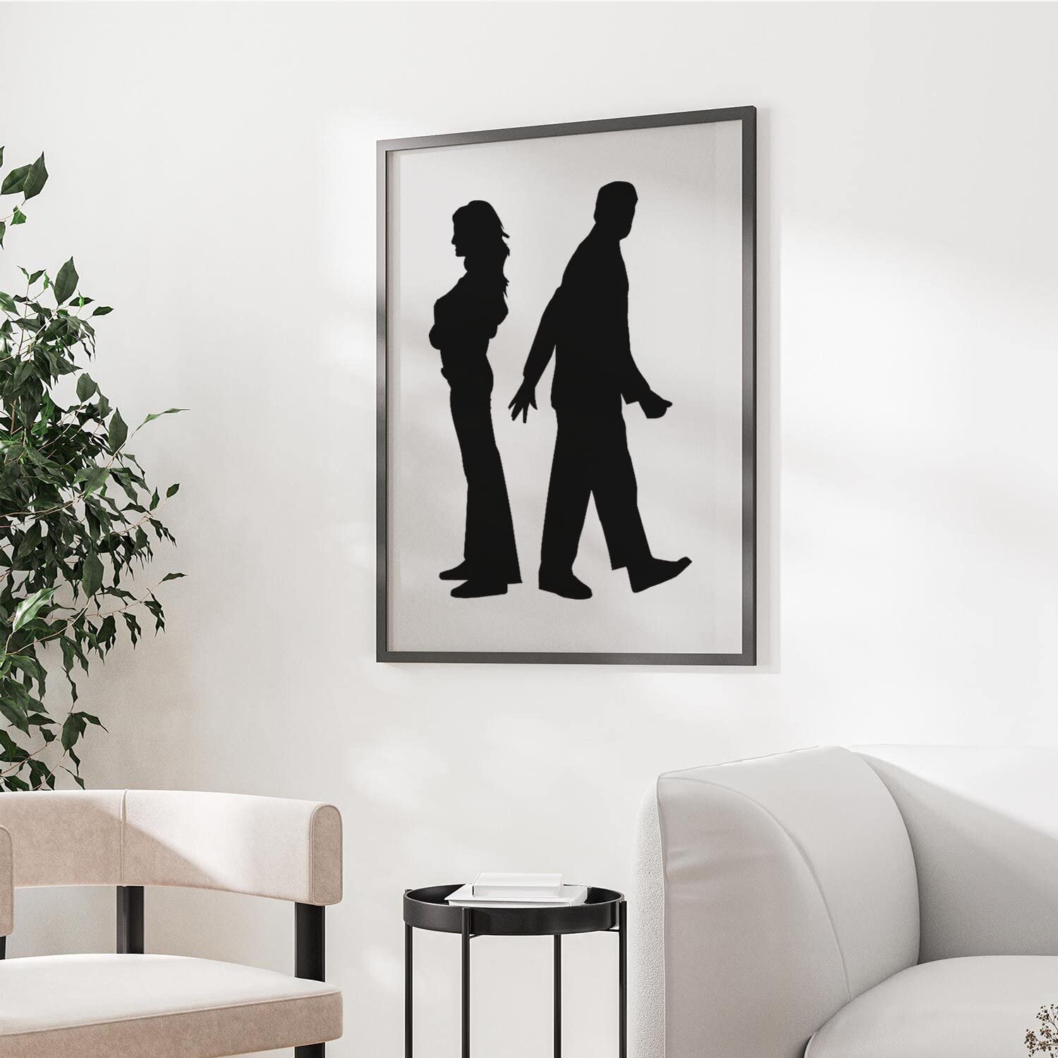 Stencil in Couple Human Size: 21 x 15 cm v7 Design