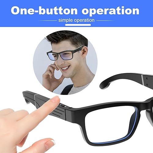 Miniatura 7 de Lentes inteligentes inalámbricos Bluetooth para hombres y mujeres con altavoces, llamadas telefónicas claras, música de juego y lentes de luz