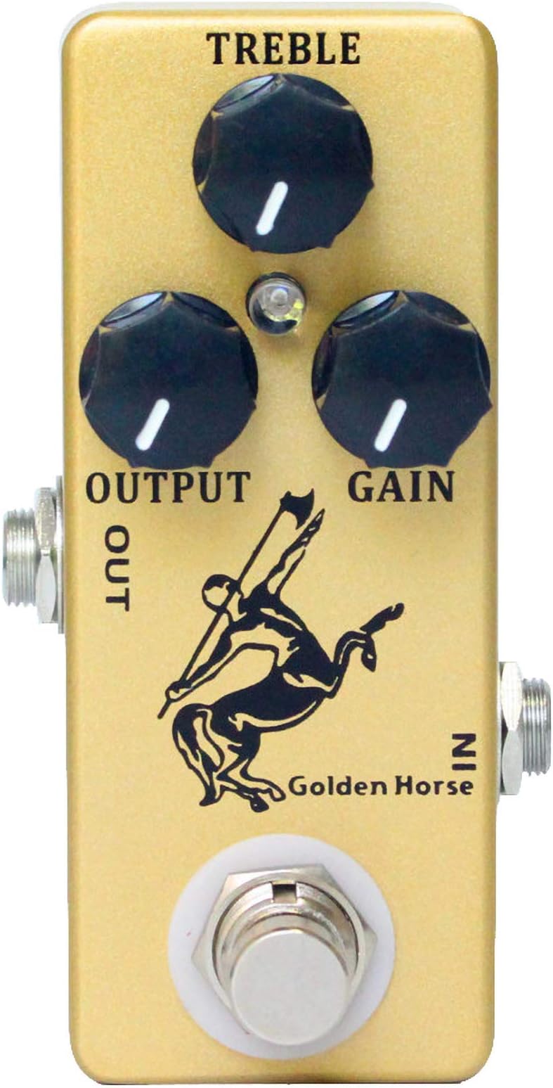 YMUZE Moskyaudio Golden Horse Guitar pedal with Overdrive Function