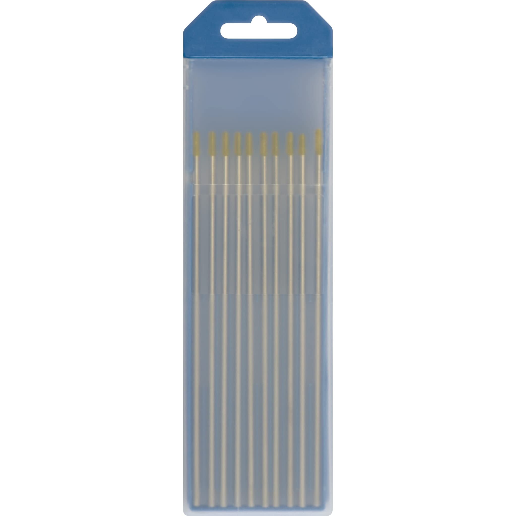 GYS, 10 Électrodes Tungstènes WL15 (Or), 1,5% Lanthane, Ø 2,0 mm x 150 mm, Pour Soudage TIG AC & DC