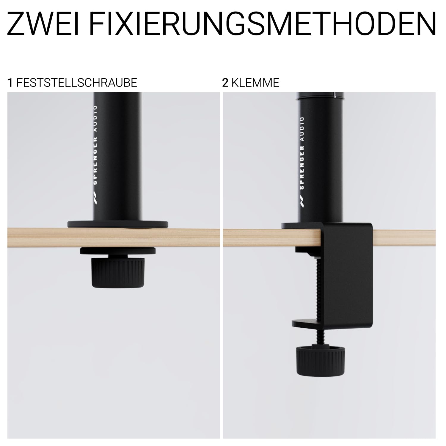 Professioneller DJ-Player-Ständer mit Klemm- und Durchsteck-Montage – Kompatibel mit Pioneer XDJ 700 bis CDJ 3000 und Denon-Modellen – Stabil & Vielseitig