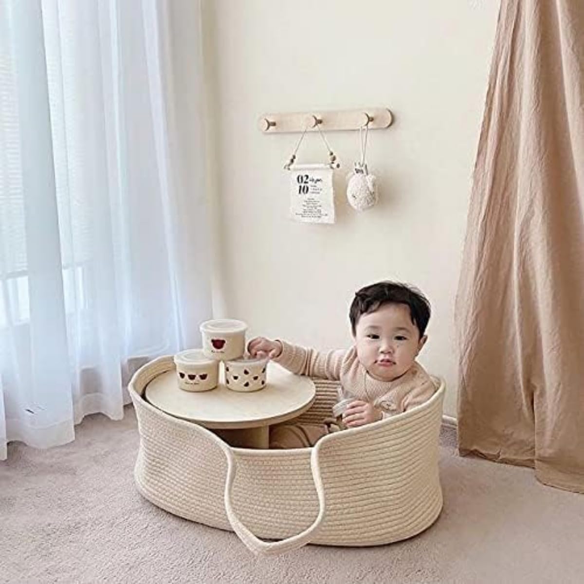 Amazon | Kziazoi 赤ちゃん ベビーかご 添い寝ベッド クーファン Amazon | Kziazoi 赤ちゃん ベビーかご 添い寝ベッド クーファン