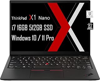 Lenovo ThinkPad X1 Nano (2023) 13" 2k (Intel Quad-Core i7-1160G7, 16GB RAM, 512GB SSD) Business Laptop, 1.99lbs, 13-Hr Battery Life, Thunderbolt 4, Backlit KB, Fingerprint, 3-Yr WRT, Win 10 / 11 Pro