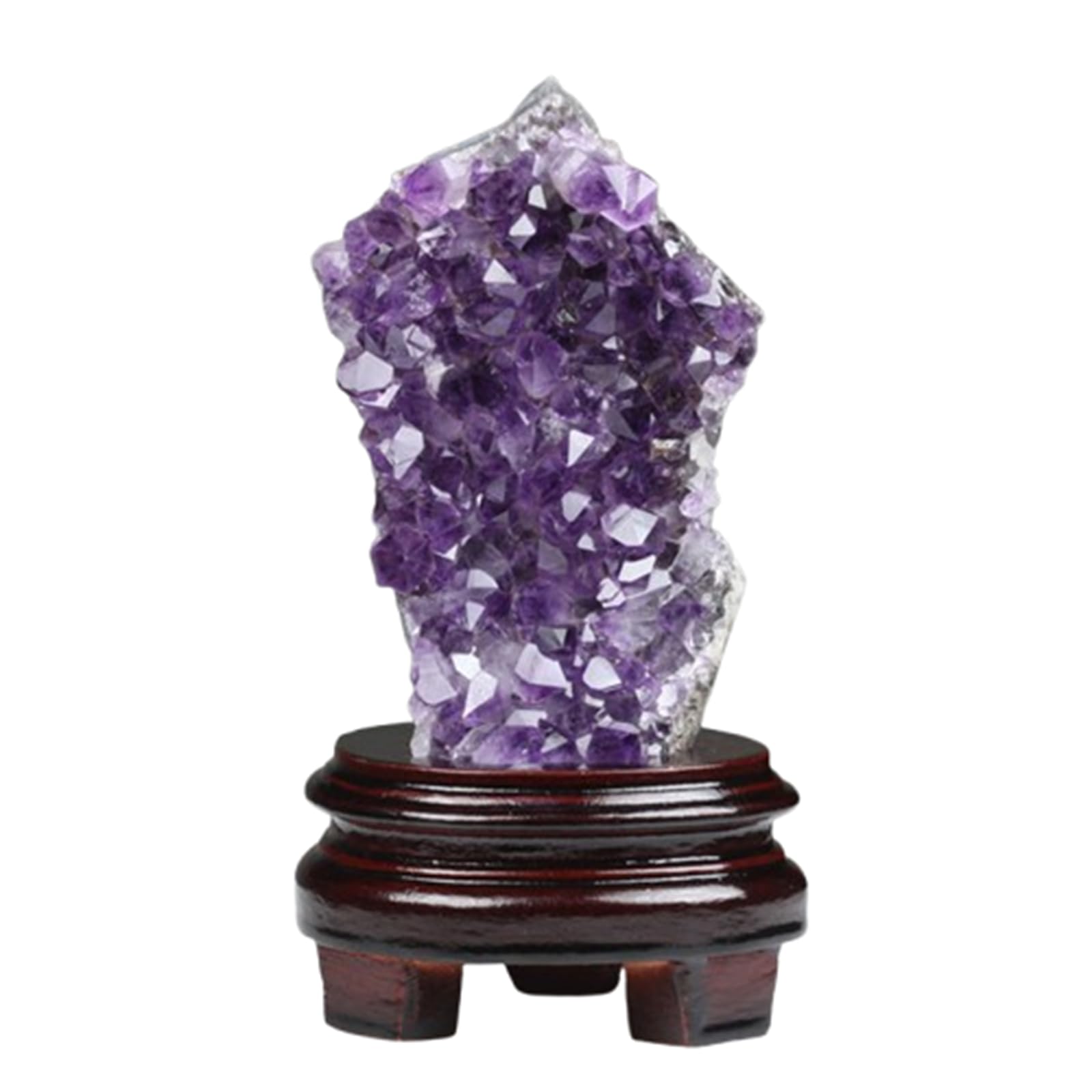 XWFNQSF Raw Amethyst Crystal Cluster Geode Gemstone Quartz Crystals Rock for Yoga Home Decor, 1000g