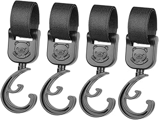 ibasenice Carrinho De Bebê 4 Peças Cabide De Carrinho De Mão Cabide Para Crianças Para Roupas Cabide De Carrinho De Bebê Cabides Para Crianças Bolsa Para Crianças Acessórios Para Carrinho